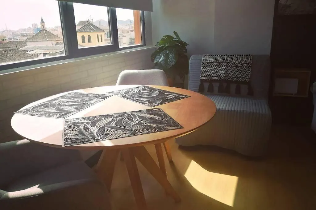 New Studio In Malaga With Views And Very Quiet Apartment